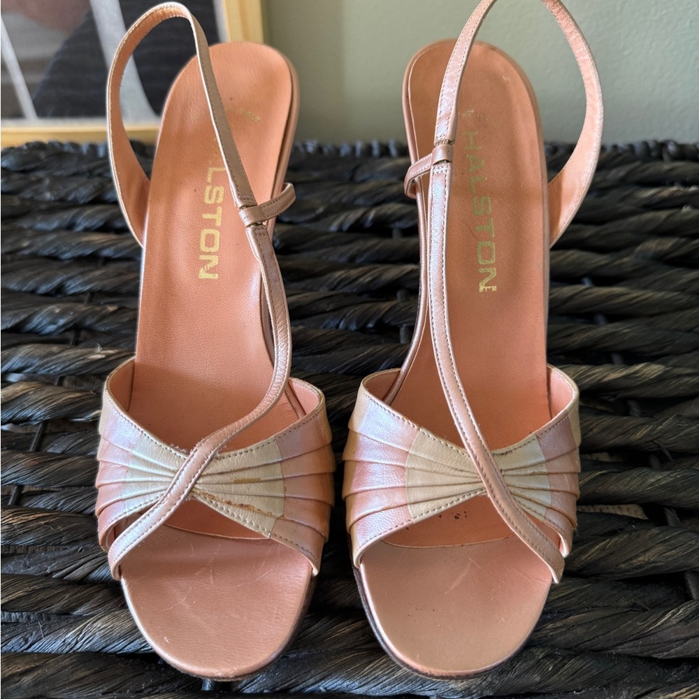 Vintage Halston Pink Heels